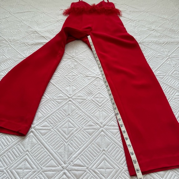 SAYLOR Krysta Jumpsuit in Tango Red Size XS - Picture 5 of 10
